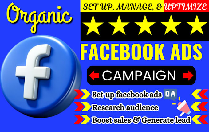 Bestseller - run engaging high performance facebook ads campaign for sales, leads generation