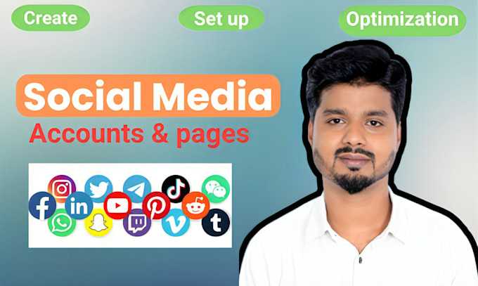 Gig Preview - Create social media accounts, setup and optimize business pages professionally