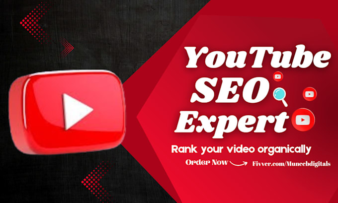 Gig Preview - Do youtube SEO optimization for channel and video