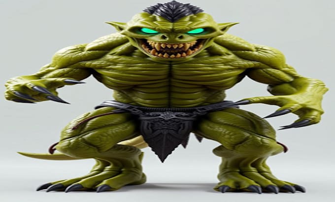 Bestseller - design 3d monster, alien and creature character model