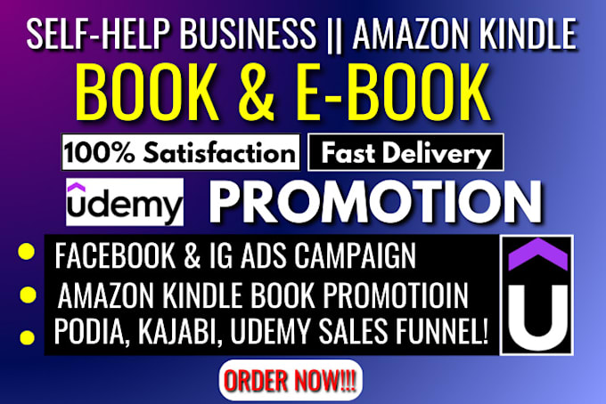 Bestseller - promote your self help ebook amazon kindle book sales funnel for maximum sales