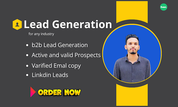 Gig Preview - Provide b2b lead generation linkedin research for any industry