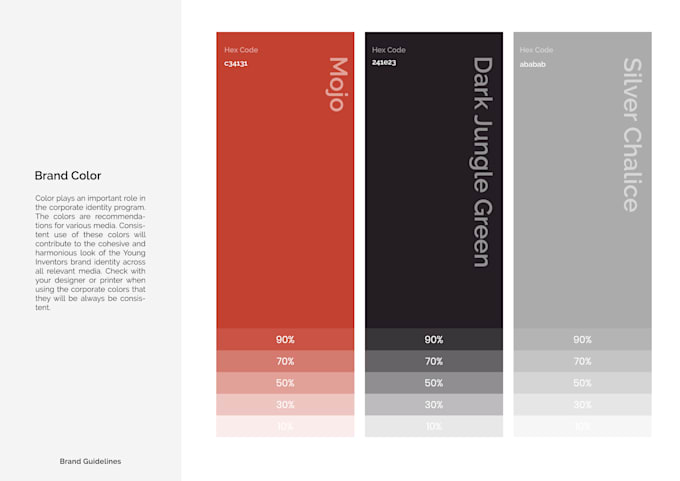 Gig Preview - Do branding kit book negative space typography timeless logo guidelines identity