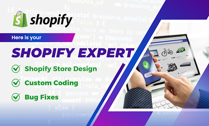 Gig Preview - Be your shopify expert developer and bug fixing guru