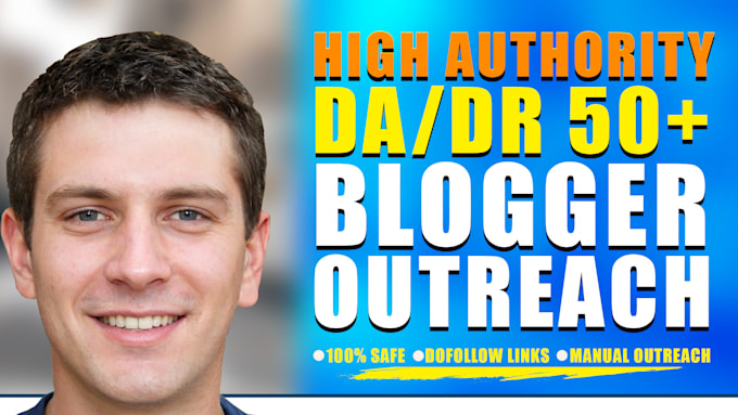 Gig Preview - Seo backlinks high quality blogger outreach link building