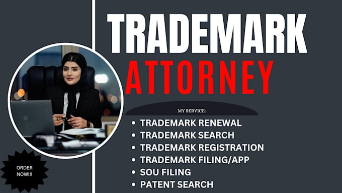 Gig Preview - Be your US license trademark attorney for trademark filing registration, renewal