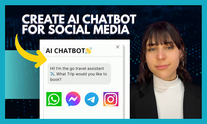 Gig Preview - Create ai chatbot for social media using chatgpt, manychat, n8n