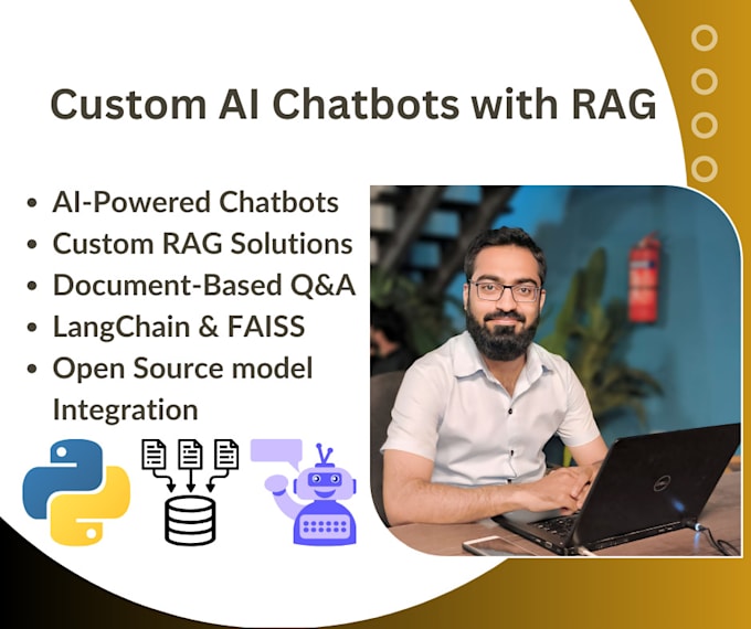 Gig Preview - Develop custom rag ai chatbot using langchain and gpt