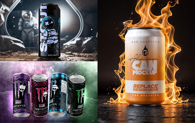 Gig Preview - Design bottle label and packaging for can, beer, energy drink, juice, beverage