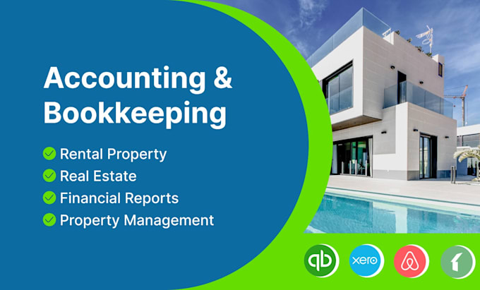 Gig Preview - Do bookkeeping for property real estate airbnb  quickbooks online xero