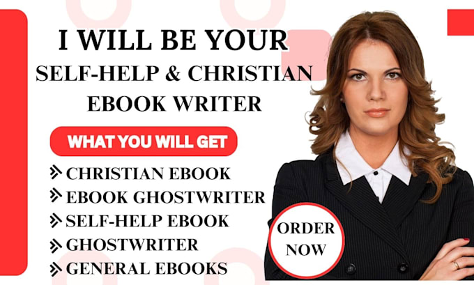 Gig Preview - Be your ebook ghostwriter, self help ebook, christian ebook, a ebook writer