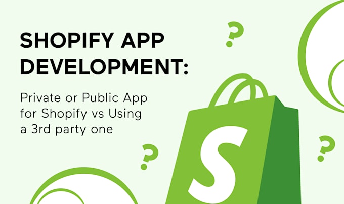 Gig Preview - Build shopify app,shopify public app and private app,shopify API integration