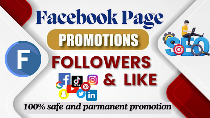 Gig Preview - Provide facebook page increase like, followers organically