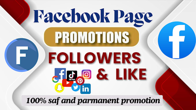 Bestseller - provide facebook page increase like, followers organically