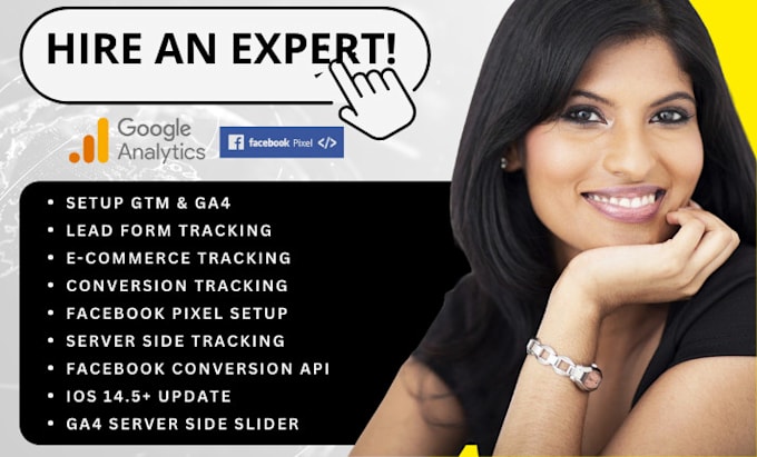 Gig Preview - Setup or fix google ads conversion tracking, analytics, tag manager, ga4, gtm