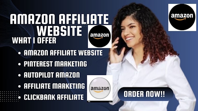 Gig Preview - Build autopilot amazon pinterest clickbank affiliate marketing affiliate website