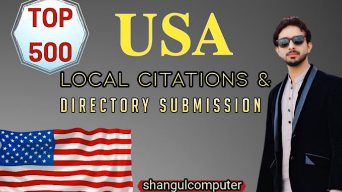 Gig Preview - Build 500 USA local citations to boost your local SEO ranking