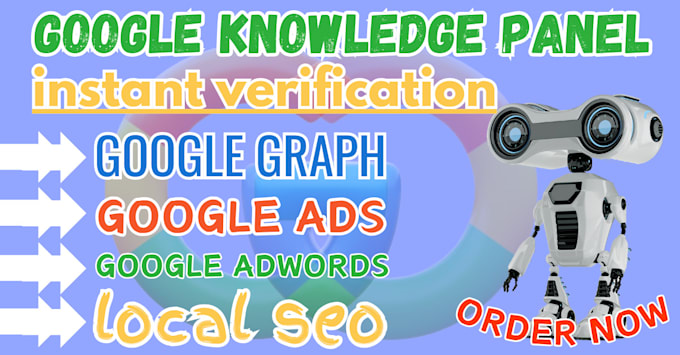 Gig Preview - Build or verify  google knowledge panel, gmb profile gmb ranking adsense panel,