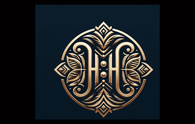 Gig Preview - Design modern luxury initial monogram lettering logo with express delivery