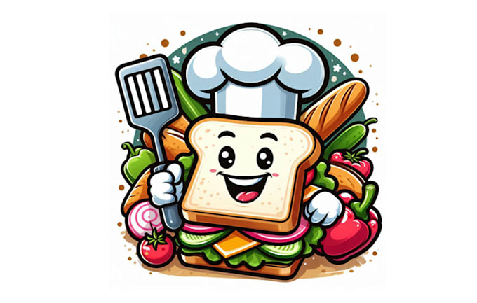 Gig Preview - Design meaningful sandwich mascot logo in 24 hours