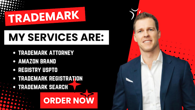 Gig Preview - Be trademark attorney, trademark registration usa, amazon brand registry uspto