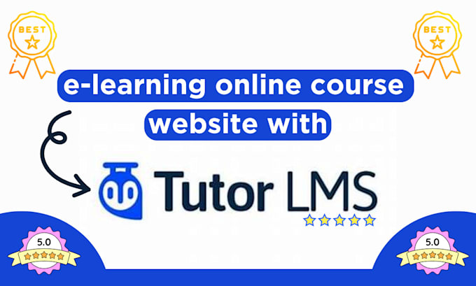 Bestseller - setup tutor lms pro and design a professional lms e learning website