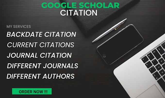 Gig Preview - Backdate citations and increase google scholar citations