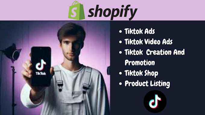 Bestseller - setup tiktok shop tiktok ads video ads promotion tiktok dropshipping