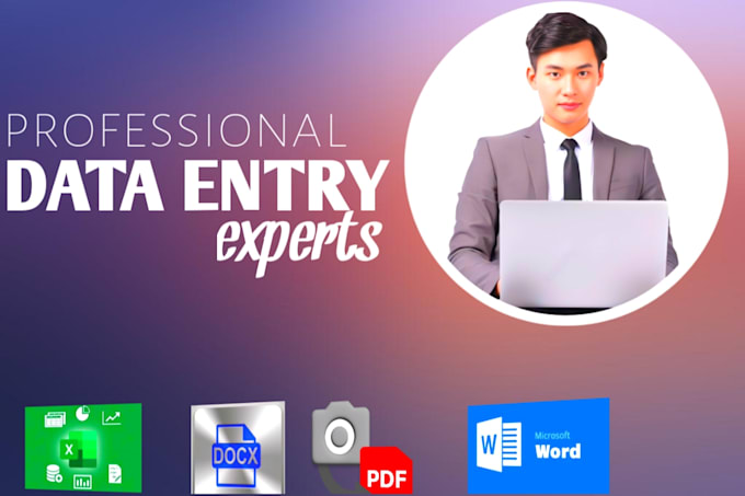 Gig Preview - Do data entry typing lead generation excel  keyword research