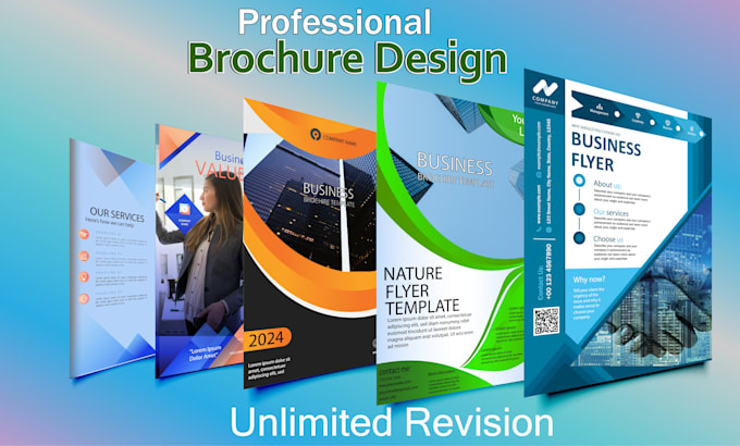 Gig Preview - Custom modern brochure design professional and tailored