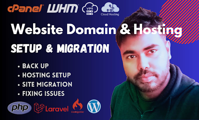 Gig Preview - Do website hosting setup and migration, seamless server transfers