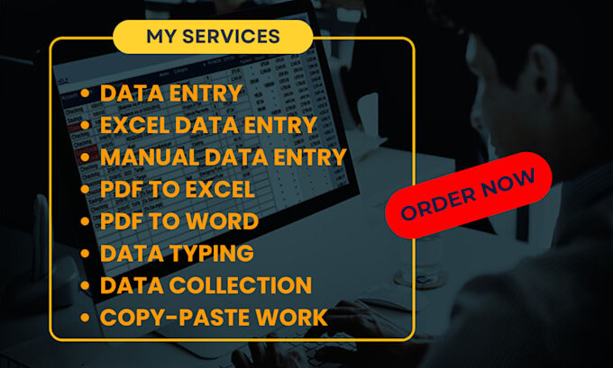 Gig Preview - Do fast, accurate, reliable and efficient data entry services