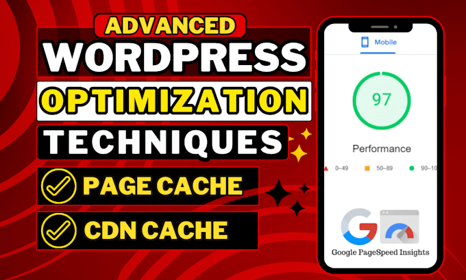 Gig Preview - Improve wordpress loading speed increase wordpress performance optimzie speed