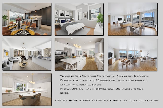 Gig Preview - Do stunning 3d visualizations virtual home staging