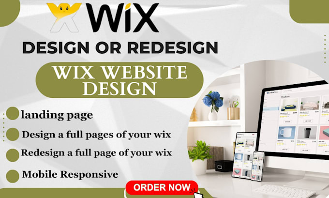 Gig Preview - Do wix website redesign wix website design website redesign wix  website design