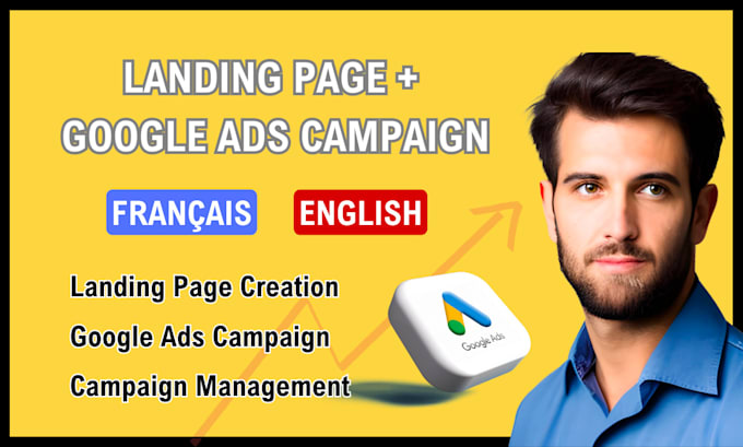 Gig Preview - Create a winning package with a landing page and a google ads campaign