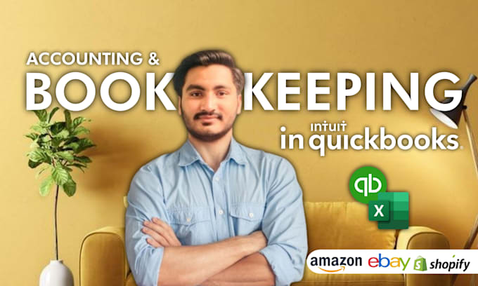 Gig Preview - Do ecommerce bookkeeping for amazon, shopify, and small businesses in quickbooks