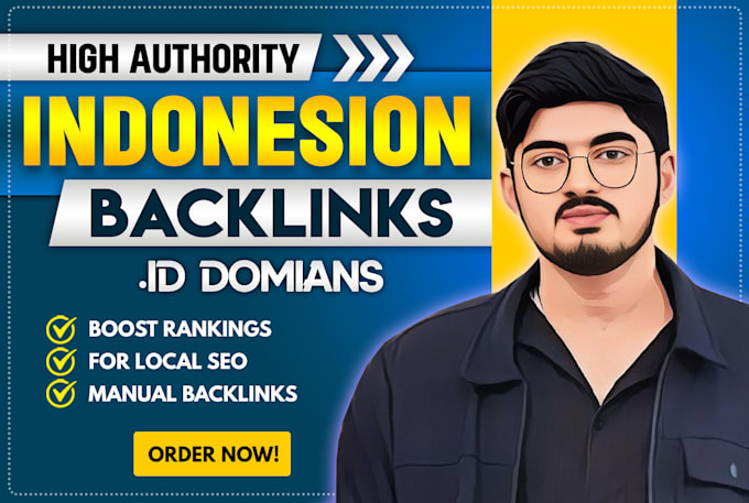 Gig Preview - Make high DR da tf id indonesian dofollow backlinks for organic ranking