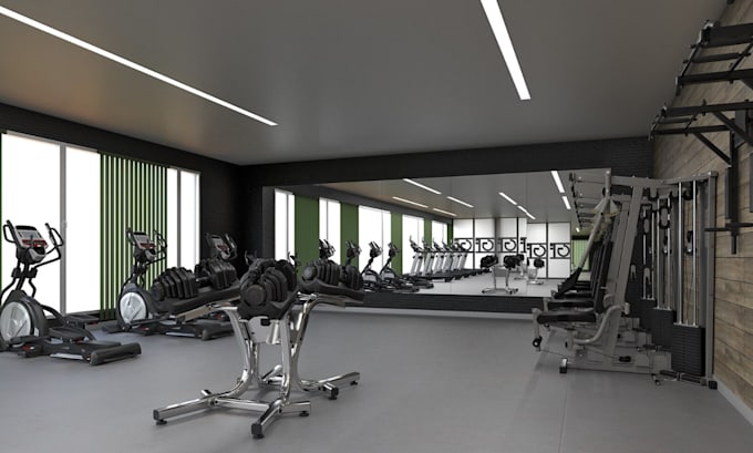 Gig Preview - Do 3d rendering for 3d gym, 3d fitness center and 3d modeling