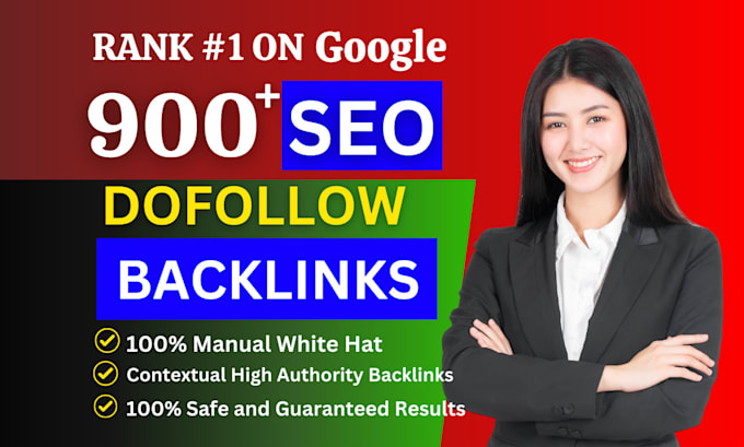 Gig Preview - Seo backlinks high da authority link building service for google ranking