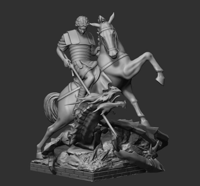 Gig Preview - Sculpt3d toy,action figure, dnd miniature,zbrush sculptor,retopology,uv map, stl