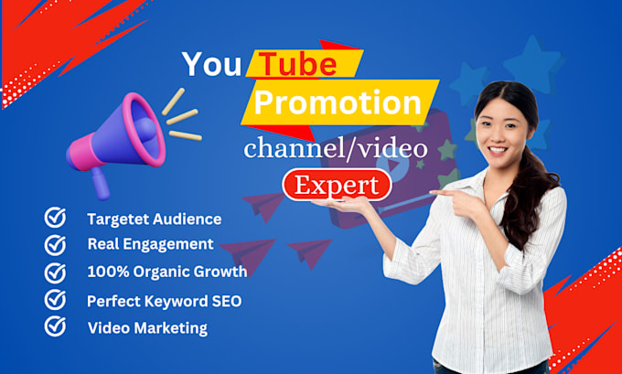 Gig Preview - Do super fast organic youtube video promotion and SEO