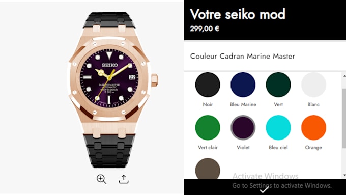 Gig Preview - Customize and configure 2d 3d watch configurator on zakeke, kickflip, pod store