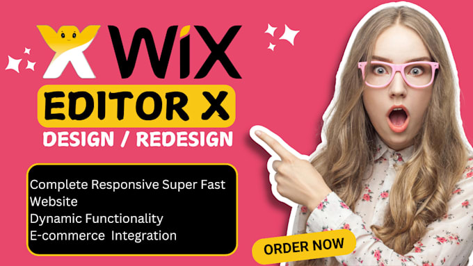 Gig Preview - Design wix editor x website or redesign or fix wix editor x issues