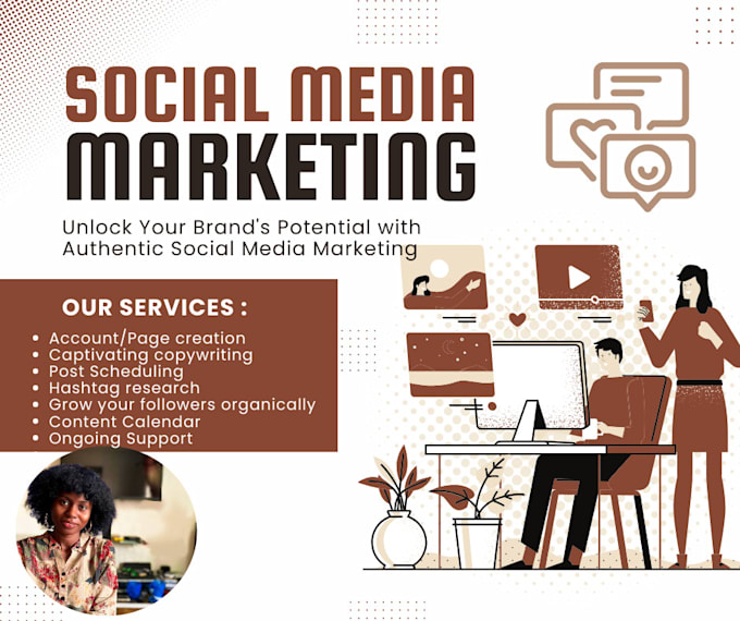 Gig Preview - Be your social media marketing manager