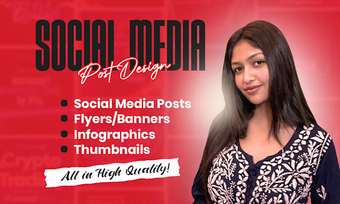 Gig Preview - Create social media post designs