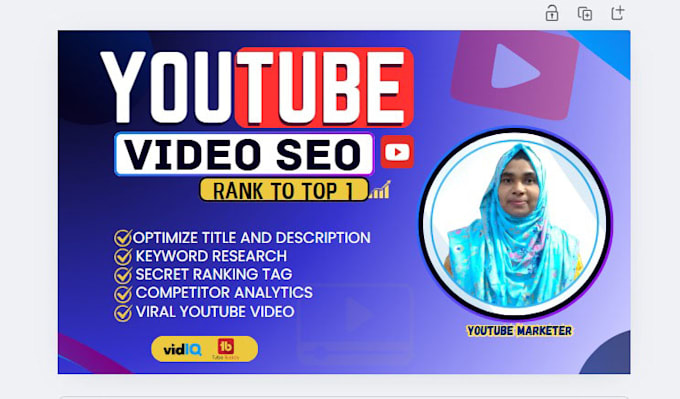 Gig Preview - Do best youtube video SEO expert for your channel growth