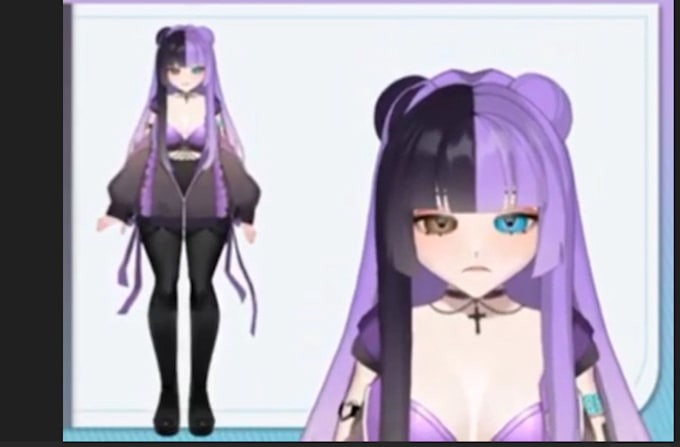 Gig Preview - Draw and rig  custom 2d vtuber model, vtuber design for liv2d