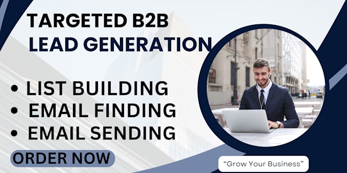 Gig Preview - Do b2b leads generation   email list building