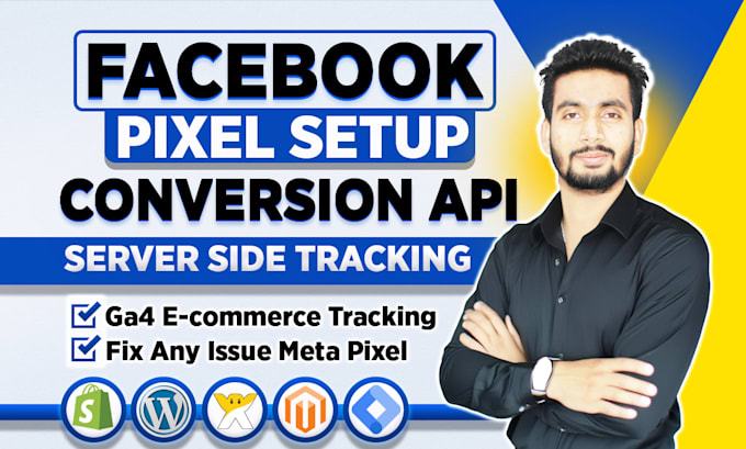 Gig Preview - Setup facebook pixel conversion API, fix meta pixel, ga4 server side tracking